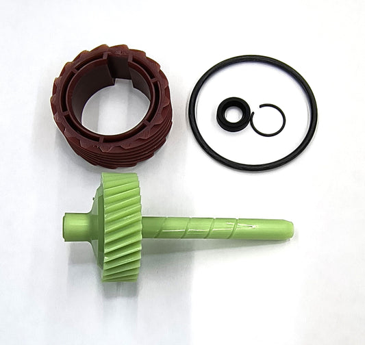 La Speedometer Gear 9774413 34 Tooth Speedometer Driven Gear and 8640517 17 Tooth Drive Gear Plus o-Ring, stem Seal and Seal Retainer.