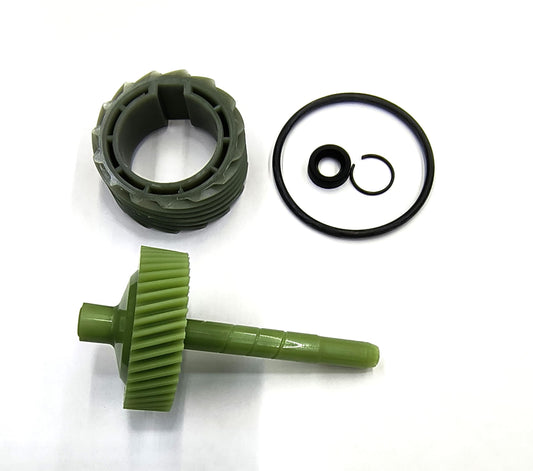 La Speedometer Gear 9775187 45 Tooth Speedometer Driven Gear and 8642620 15 Tooth Drive Gear Plus o-Ring, stem Seal and Seal Retainer.