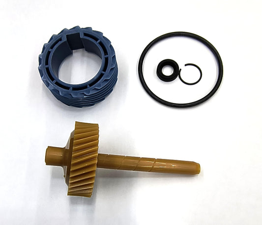 La Speedometer Gear 9780387 35 Tooth Speedometer Driven Gear and 8640518 18 Tooth Drive Gear Plus o-Ring, stem Seal and Seal Retainer.