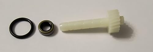 La Speedometer Gear 19 Tooth Speedometer Gear Plus o'ring and stem Seal Compatible Chevy