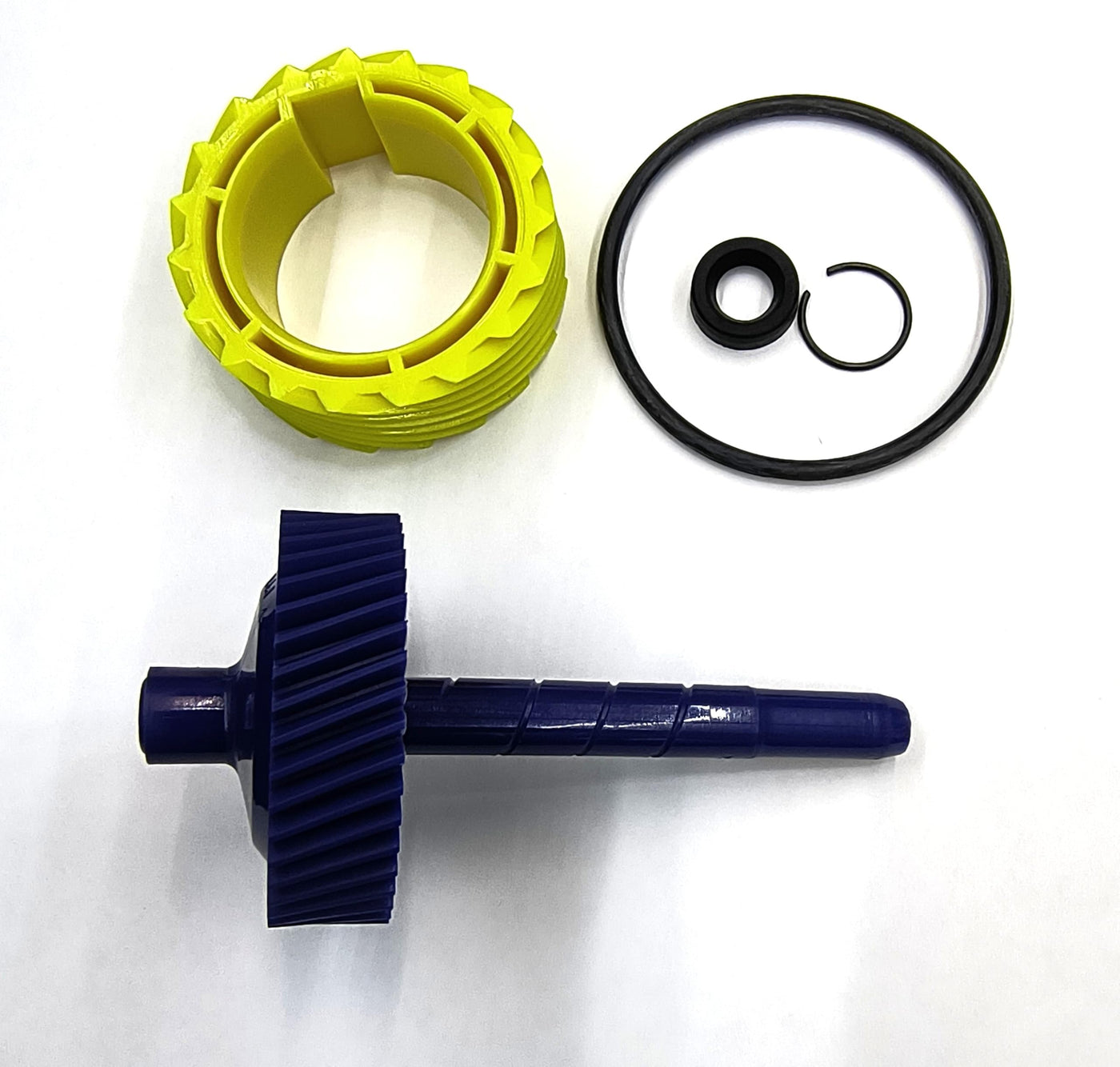 La Speedometer Gear 1362196 43 Tooth Speedometer Driven Gear and 8640519 19 Tooth Drive Gear Plus o-Ring, stem Seal and Seal Retainer.